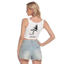 Load image into Gallery viewer, All-Over Print Women&#39;s Sport Crop Tank Top
