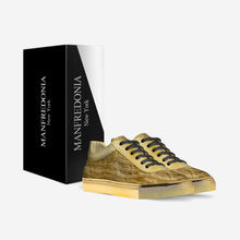 Load image into Gallery viewer, GOLD ALLIGATOR SNEAKER