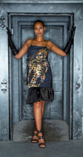 Load image into Gallery viewer, LOOK #19 SKELETON COCKTAIL SLIP DRESS