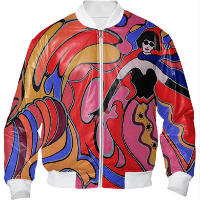 TRIPPING THE LIGHT FANTASTIC BOMBER JACKET
